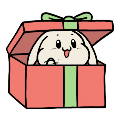 Wrapped birthday gift box